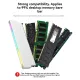 5V-3PIN ARGB RAM Heatsink Cooler Memory Cooling Vest DDR3 DDR4 DDR5 Memory Heatsink for Desktop Computer PC. 