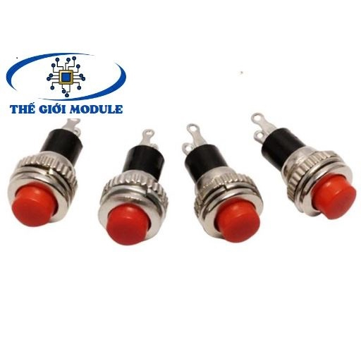[Có sẵn] [Rẻ vô địch] Combo 10 nút nhấn màu đỏ DS-314 10mm - thegioimodule