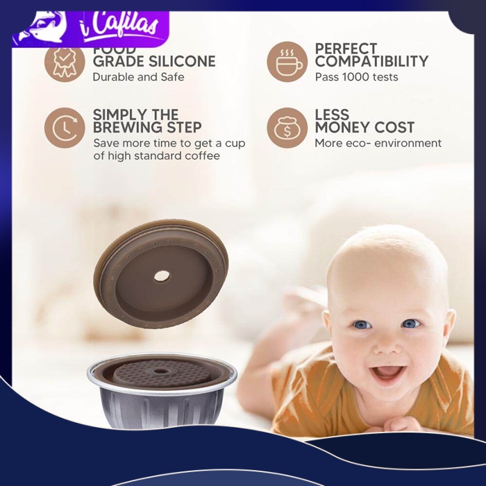 Viên nén cà phê có thể tái sử dụng đồ lọc có nắp cho Nespresso vertuo tiếp theo