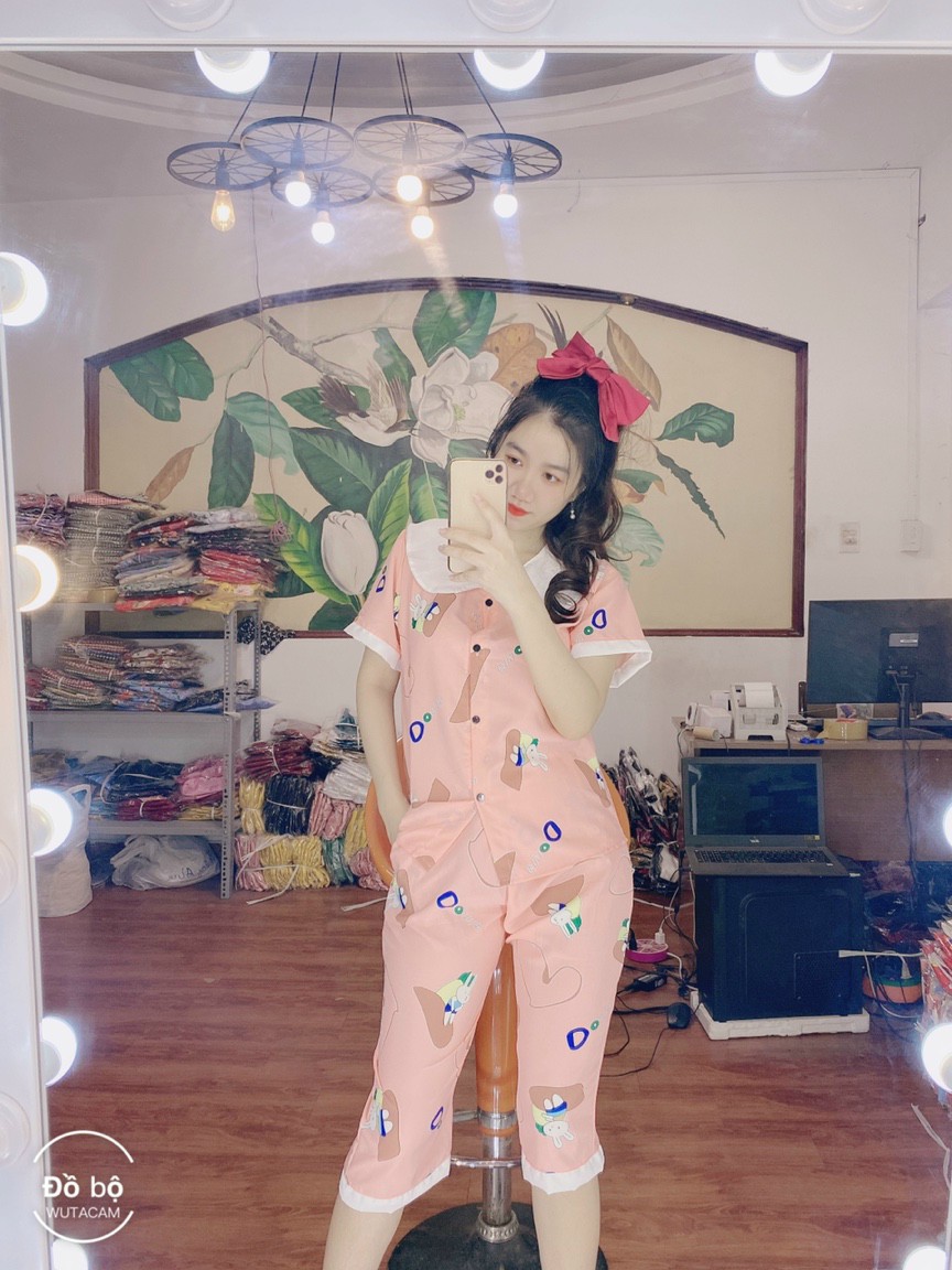 (GIÁ SỐC) Đồ bộ lửng lụa mặc nhà