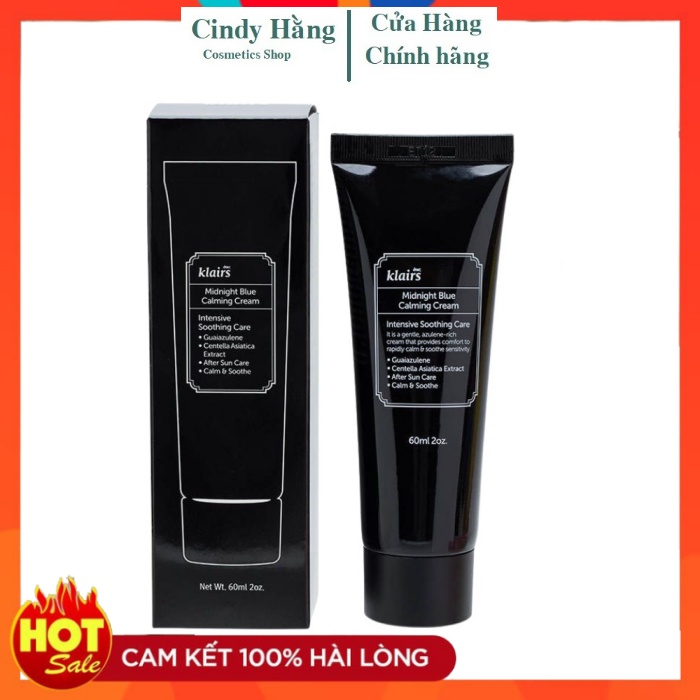 Kem dưỡng Klairs Midnight Blue Calming Cream 60ml