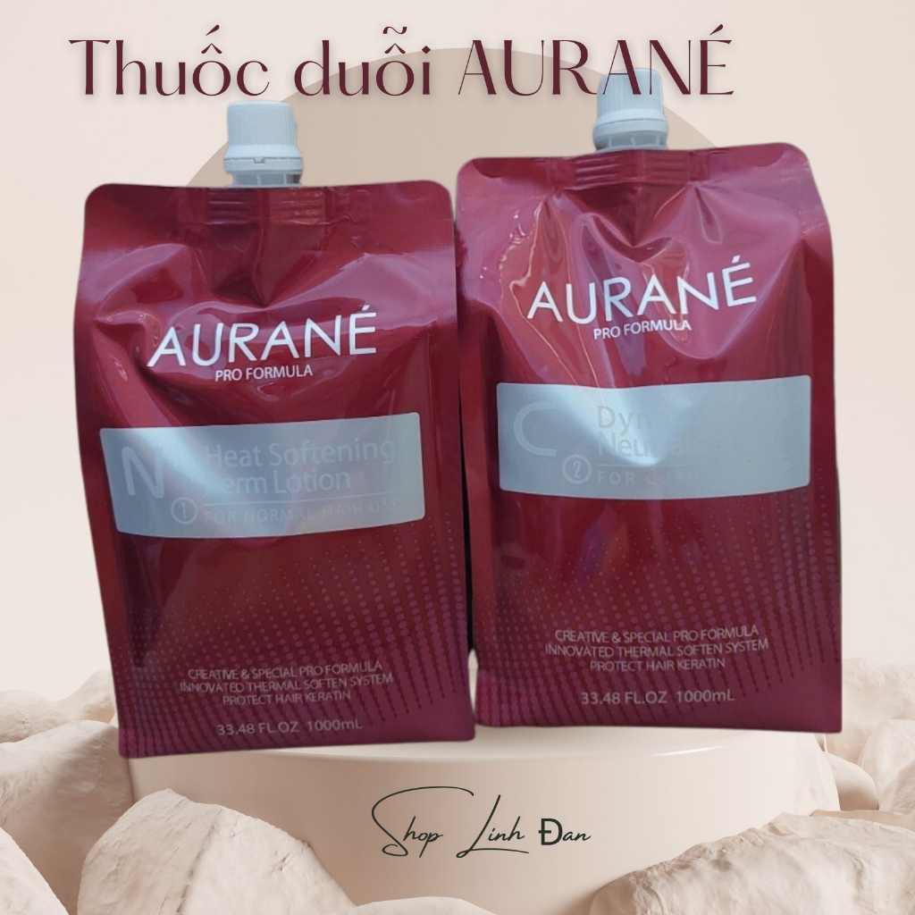 Cặp Uốn - Duỗi thơm phục hồi Tóc Aurane Pháp 1000ml (Chính Hãng)