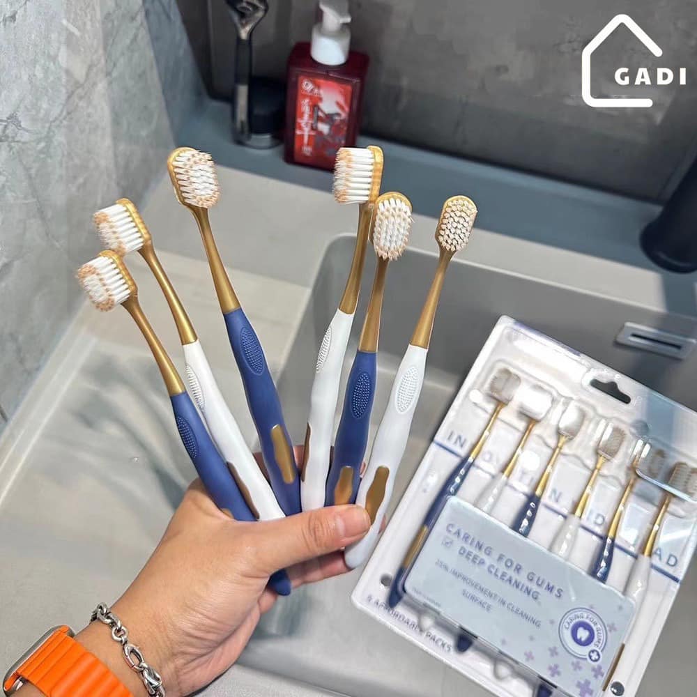 Set 6 bàn chải đánh răng hàng nội địa Trung