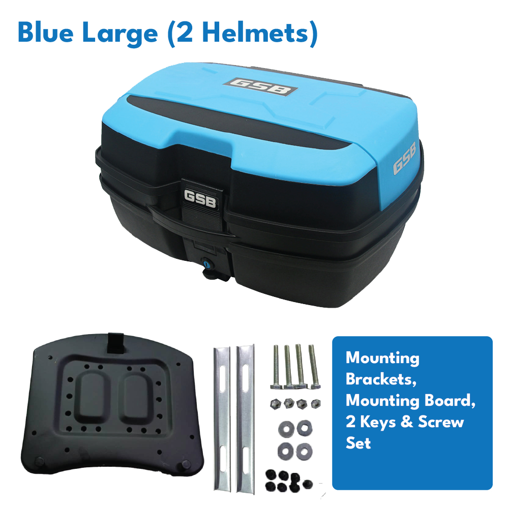 ⭐ [100% ORIGINAL] ⭐ GSB Box Motor Motorcycle Givi Top helmet Box