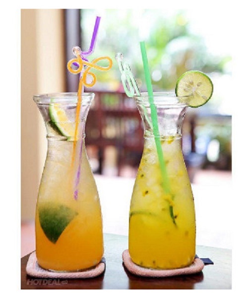 Ly Thủy Tinh Eo Uống Trà Sữa 350ml