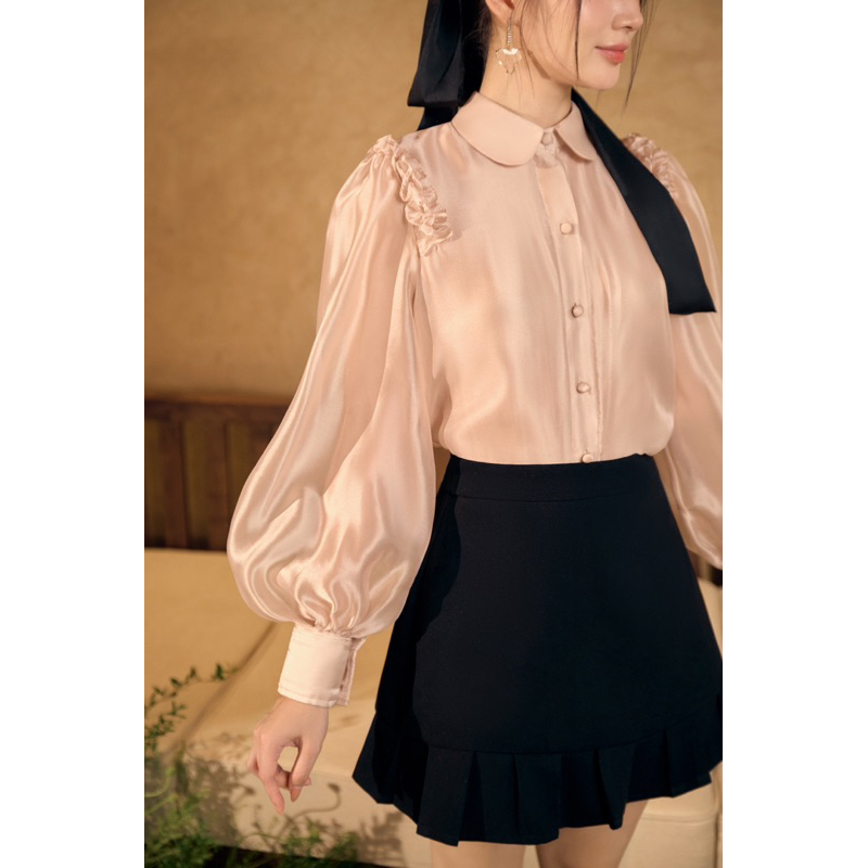 CÉLESTE - Áo sơ mi tơ Selene Shirt