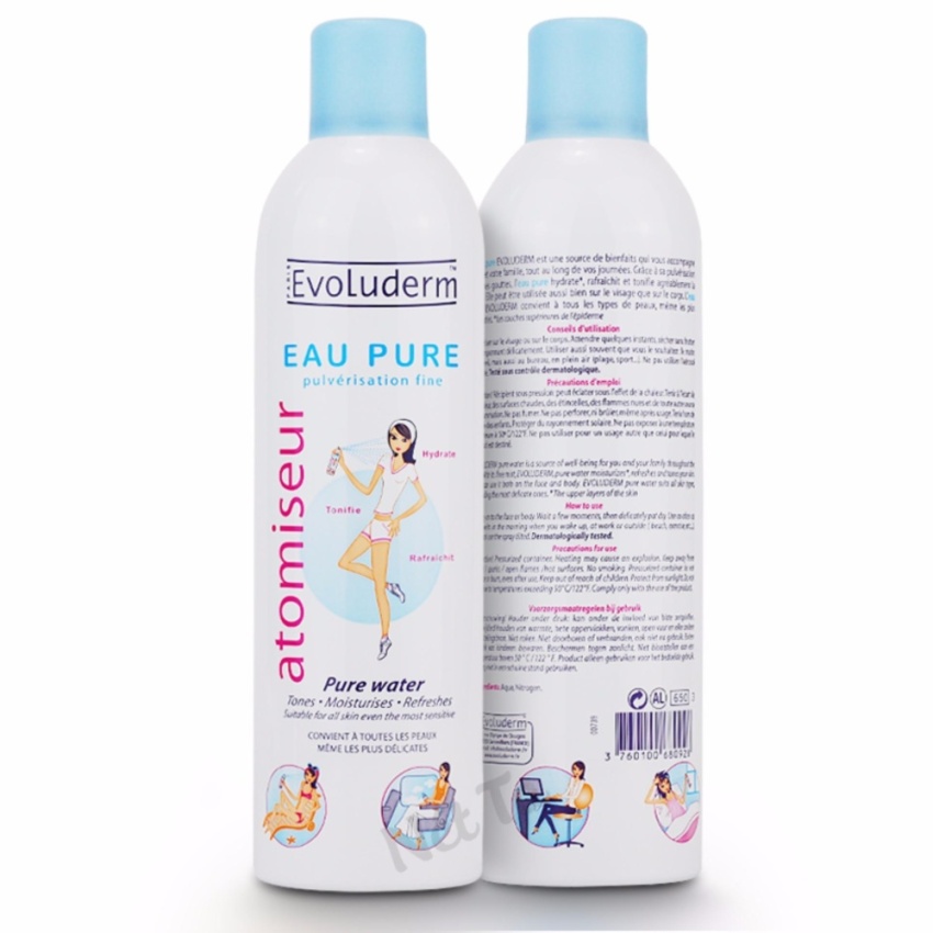 Xịt khoáng Evoluderm Pháp