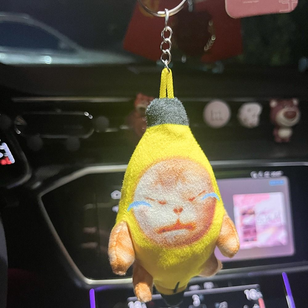 XFZHG Stuffed Doll Crying Banana Cat Plush Pendant Banana Cat Doll