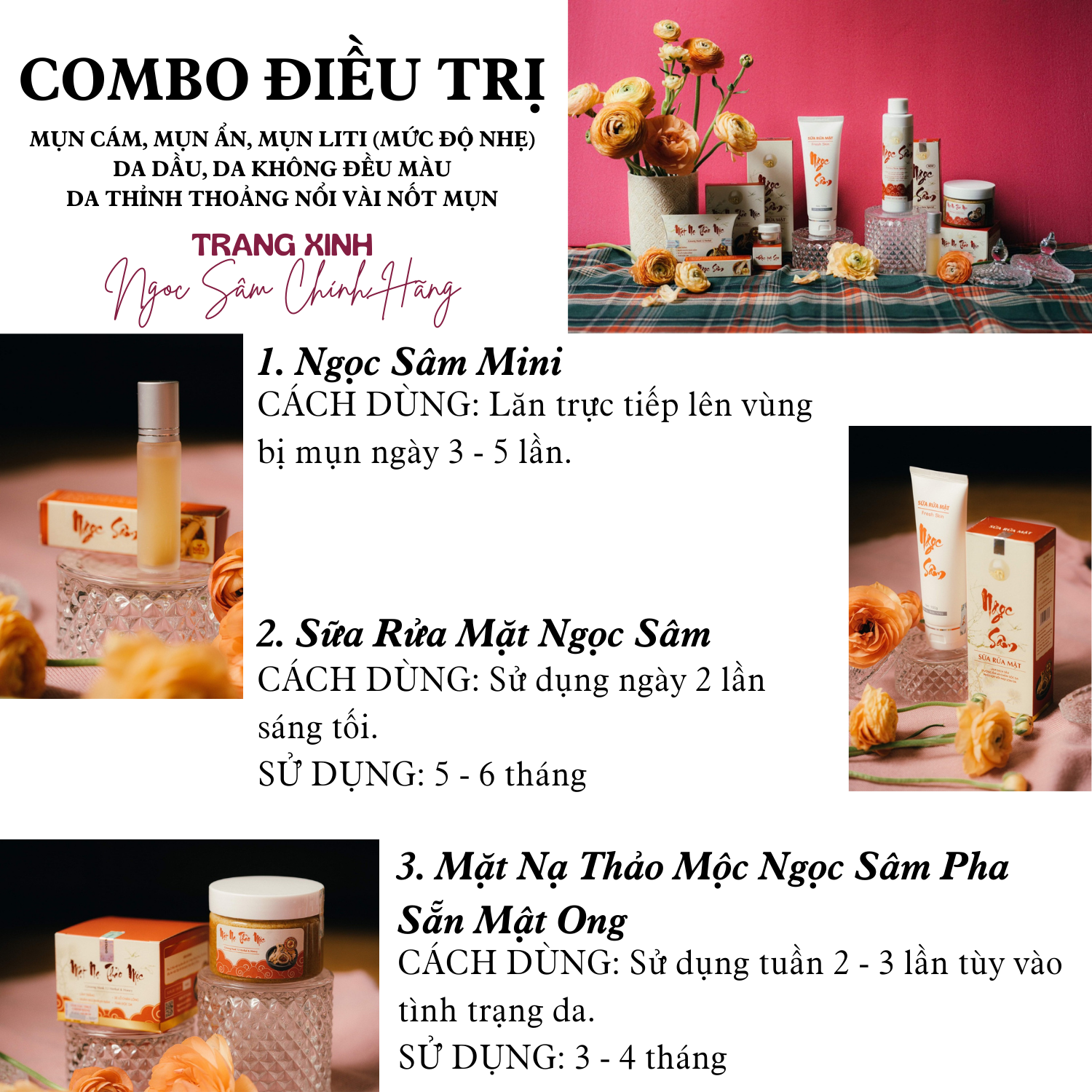 THANH LĂN MỤN MINI NGỌC SÂM 10ML