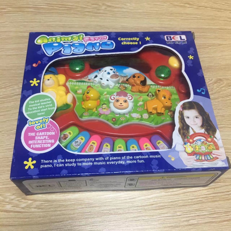 Musical Instrument Toy Baby Music Animal Farm Piano Keyboard Electric Early Educational Toy