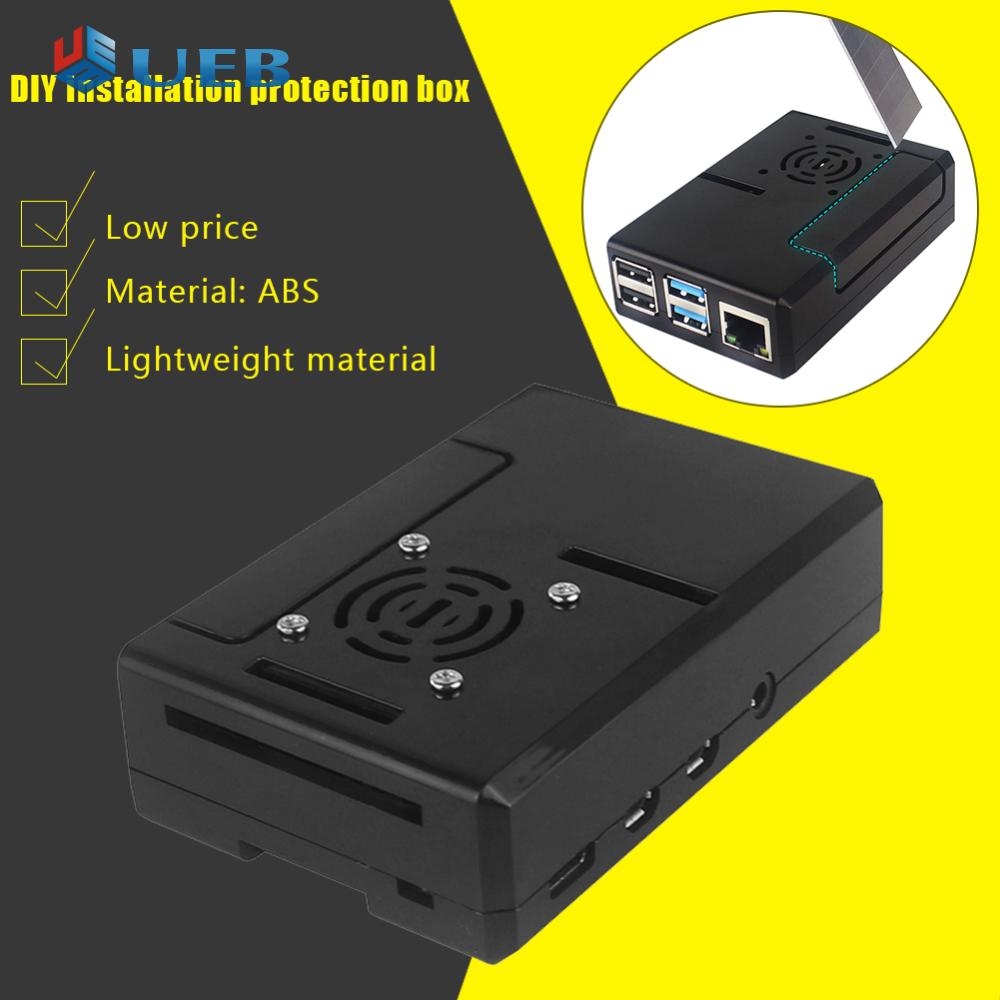 DIY ABS Enclosure Case Shell Housing for Raspberry Pi 4B Protective Cover
