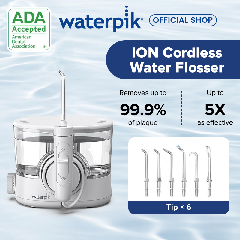 Waterpik WF11 ION Cordless Rechargeable Portable Mouthwash Water