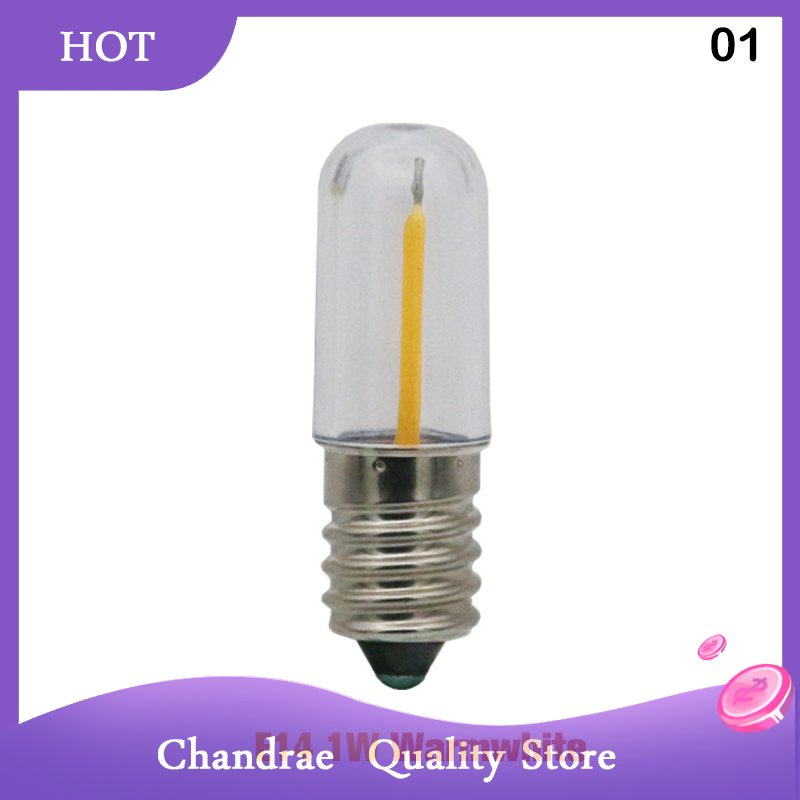 Refrigerator Accessories 220V Dimmable E12 E14 Screw Socket LED Aplliance Filament Bulb 1W 3W Fridge Light Indicator Lamp