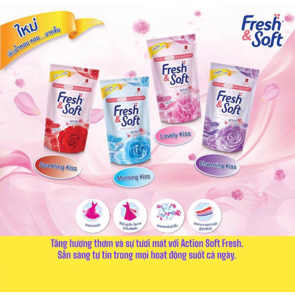 Nước Xả Vải Fresh Soft thá¡ Lan 550ml