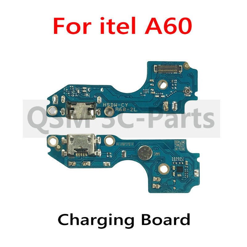 For itel A60 A70 USB Dock Charger Port Plug Headphone Audio Jack Microphone MIC Charging Board Replacement Parts. 