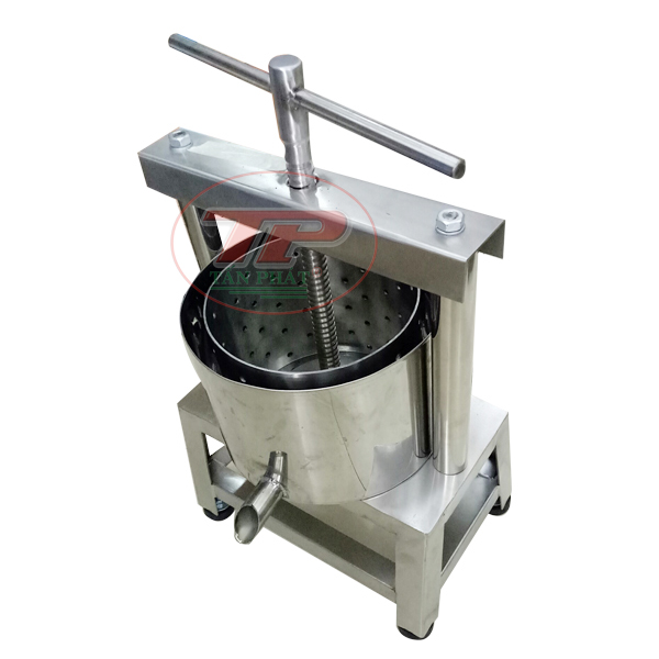 Máy vắt nước cốt dừa, ép tóp mỡ bằng tay lồng ép 18cm
