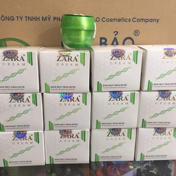 Kem ngừa mụn thảo dược Zara 12g