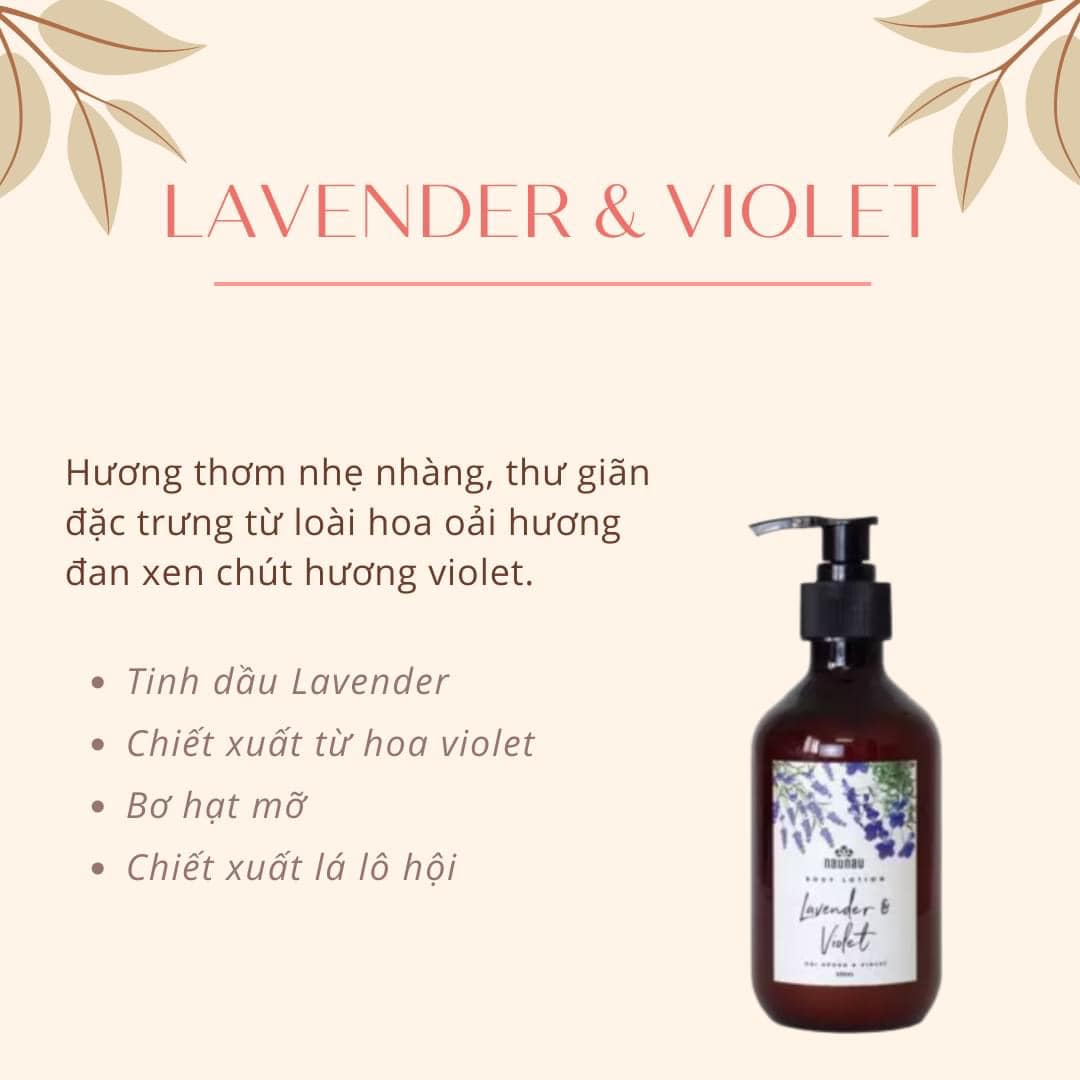BODY LOTION - SỮA DƯỠNG ẨM CƠ THỂ