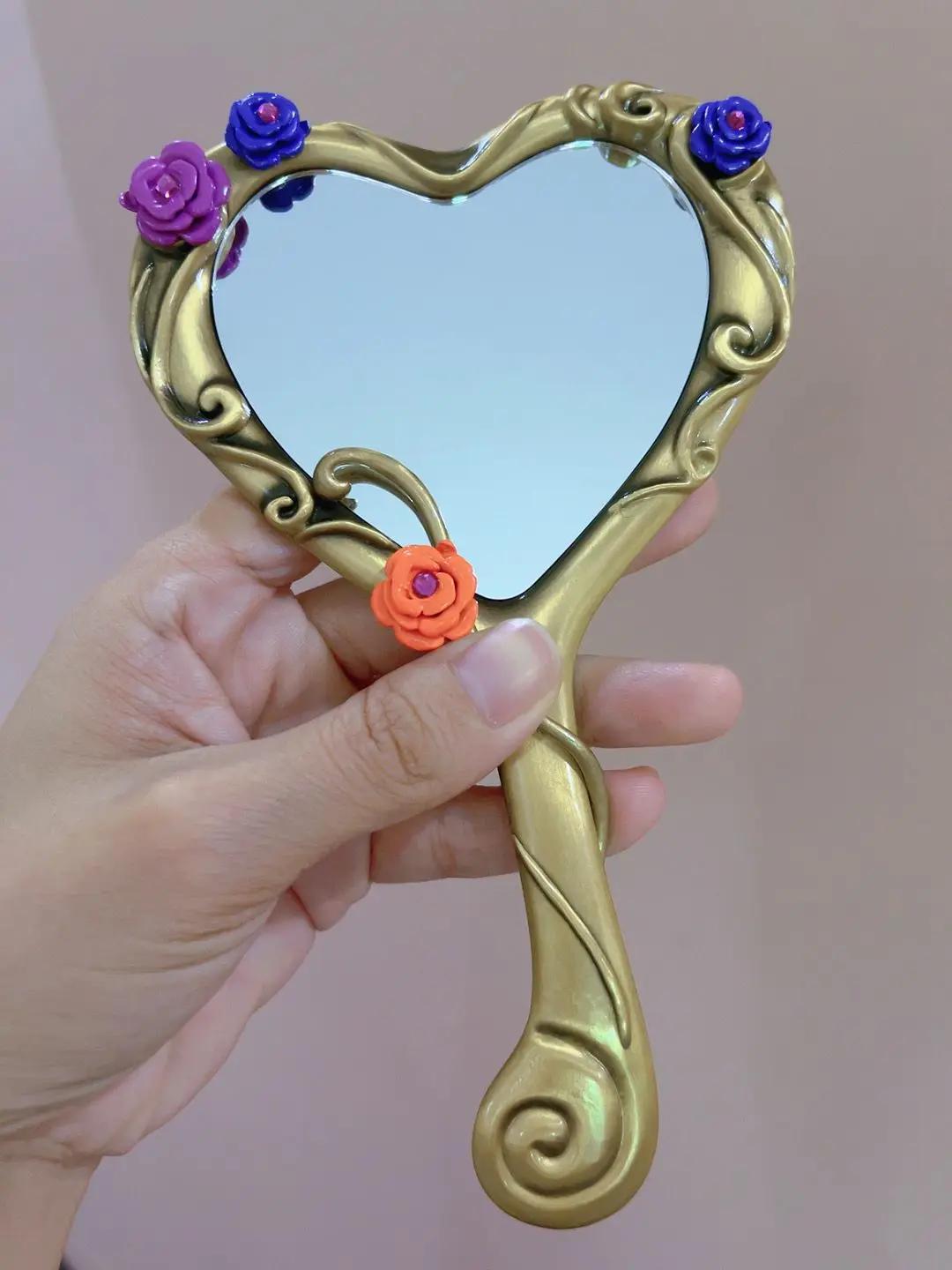 Barbie Diamond Castle Mirror Retro Handheld Cosmetic Cosplay Props
