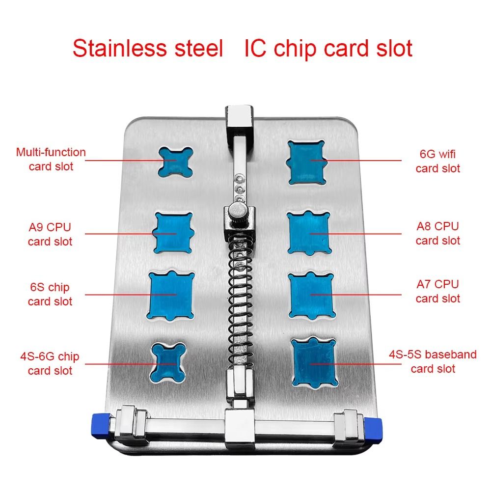 Clamping%20Tool%20Stainless%20Steel%20Base%20PCB%20Holder%20Thickening%20Design%20IC%20Groove%20Mobile%20Phone%20Fixture%20Welding%20Clamp%20Fixed%20Platform%20Repair%20Fixture%20Motherboard%20Maintenance%20-%20Image%203