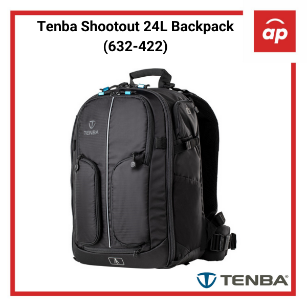 Tenba Shootout 16L DSLR Backpack (632-412) Shootout 24L (632-422