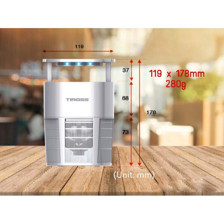 (Chính hãng bh 12 tháng)Đèn Bắt Muỗi Tiross TS8811