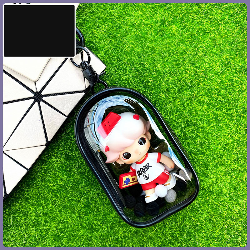 Cute bento bag modeling small hanging bag closed blind box display storage bag