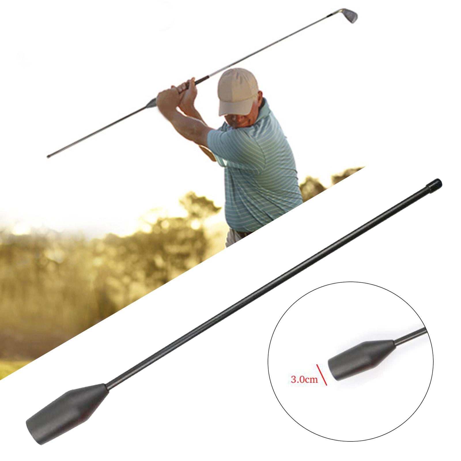 Flameer Golf Swing Trainer for Golfer Golf Chipping Practice Aid Stick Training