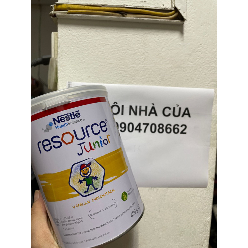 Sữa béo tăng cân resource junior 400g cho bé