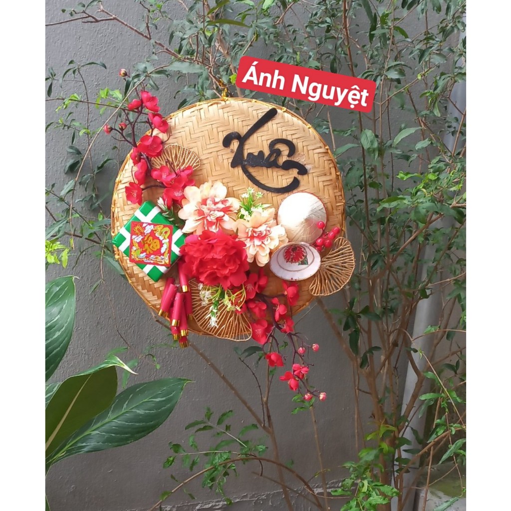 Mẹt tết, mẹt trang trí handmade, mẹt trang trí