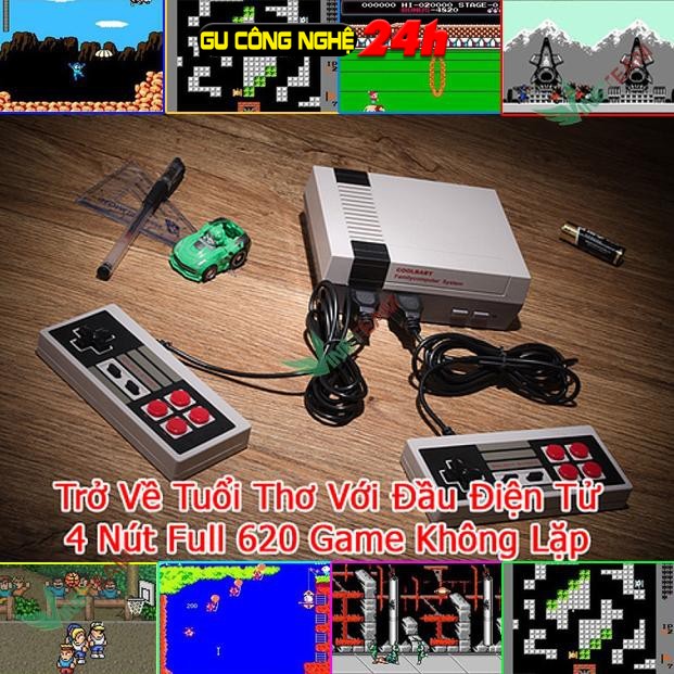 Máy Chơi Game Cổ Điển NES 2 nút 4 nútClassic 620 Trò Chơi