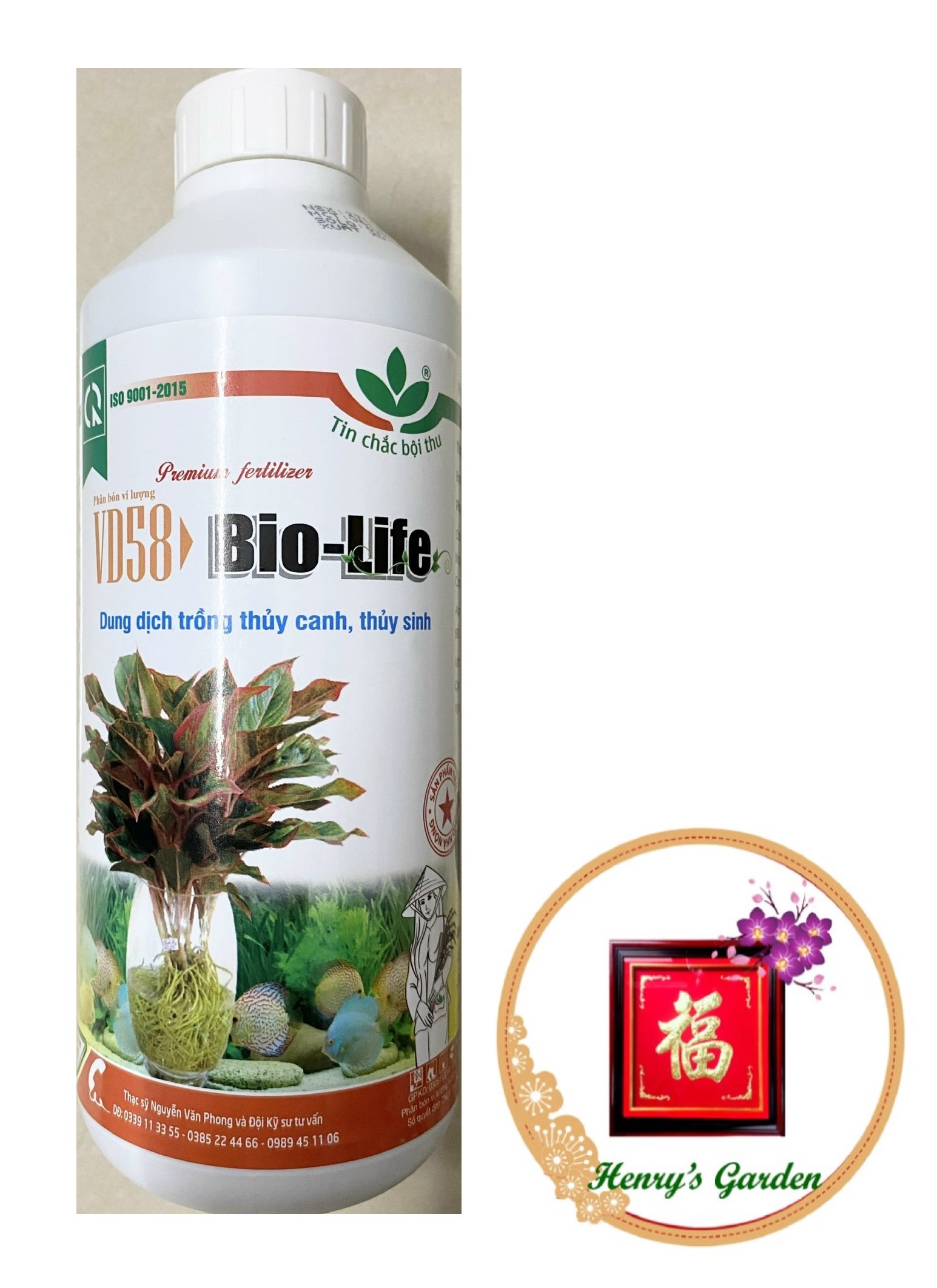 Phân bón bio-life vd58 dung dịch trồng thủy canh, thủy sinh - #138a# 1 lít