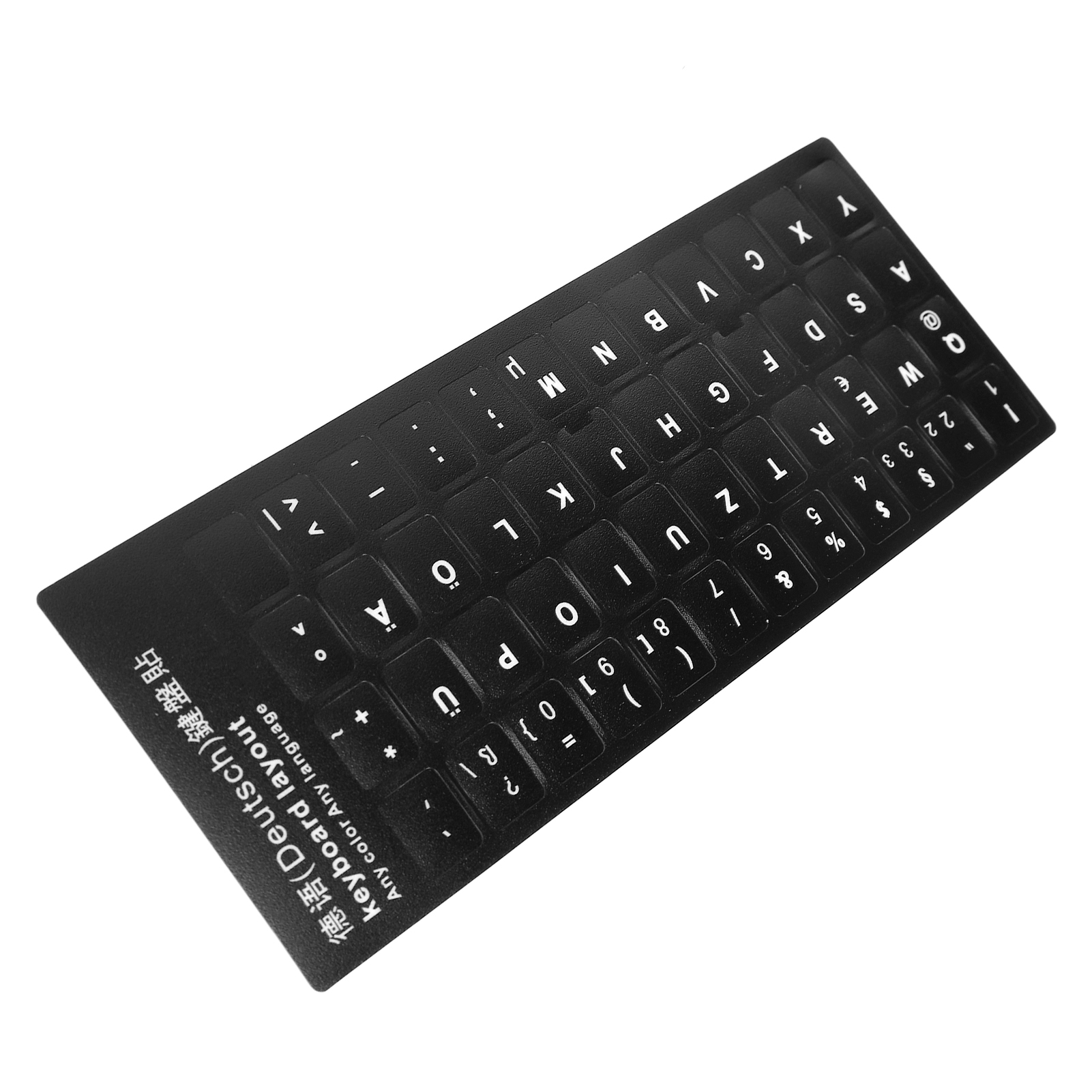 German Keyboard Sticker Replacement Keyboard Sticker Designed for the German Language for 10-inch To 17-inch Laptop Keyboards for Desktop PC Keyboards
