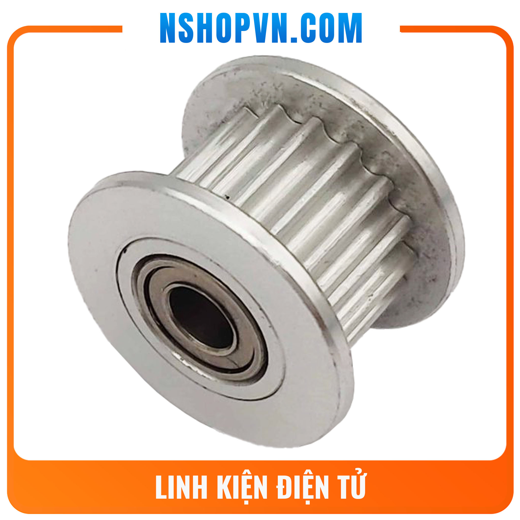 Puly căng đai GT2 16 răng trục 3mm