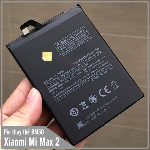 [Chuẩn zin] Pin Xiaomi Mi Max 2 (BM50) / 5300mah bảo hành đổi mới
