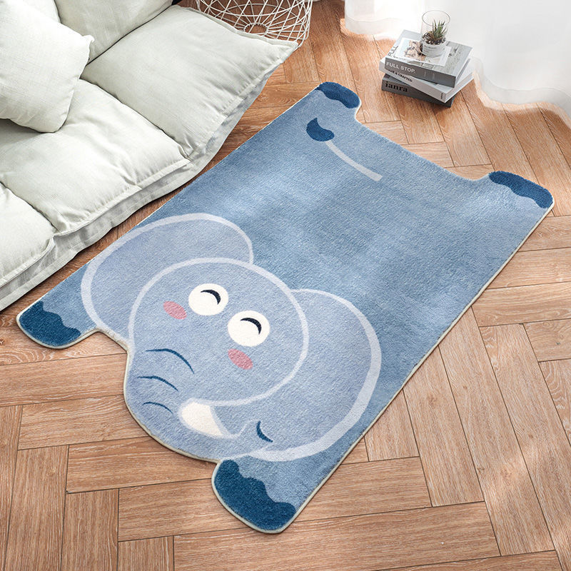 Bathroom absorbent floor mat carpet toilet door anti-slip mat toilet floor mat door mat into the door bedroom home
