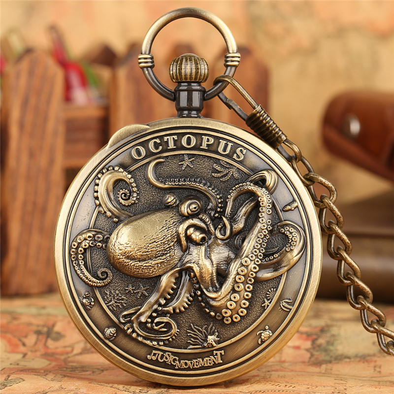 Octopus discount pocket watch