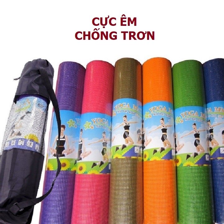 Thảm tập yoga 2 mặt - thảm yoga