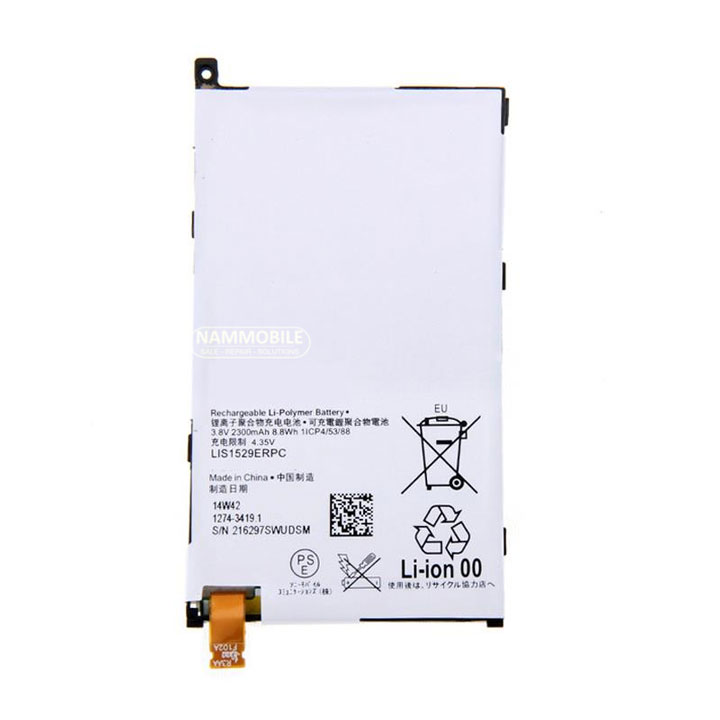 Battery Sony E4 E2104 E2105 E2115 E2124 LIS1574ERPC 2300mAh zin + Donate battery glue sheet + FreeShip