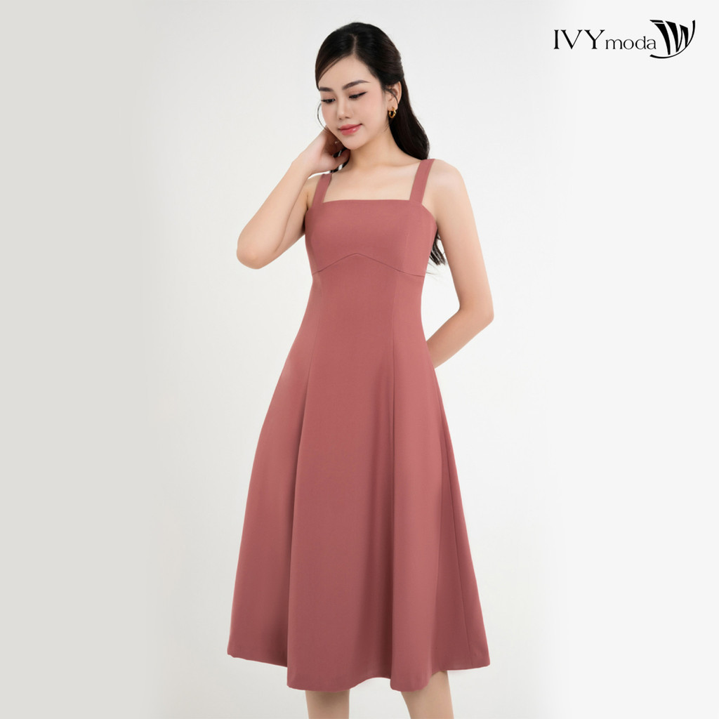 Đầm 2 dây bản to IVY moda MS 41M8263