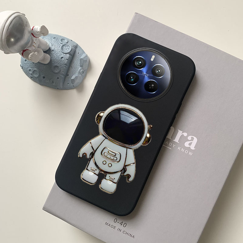 New Phone case Realme 13 Pro+ Back cover Fashionable Cartoon Astronaut Stand dustproof Smooth For Realme13 Pro case. 