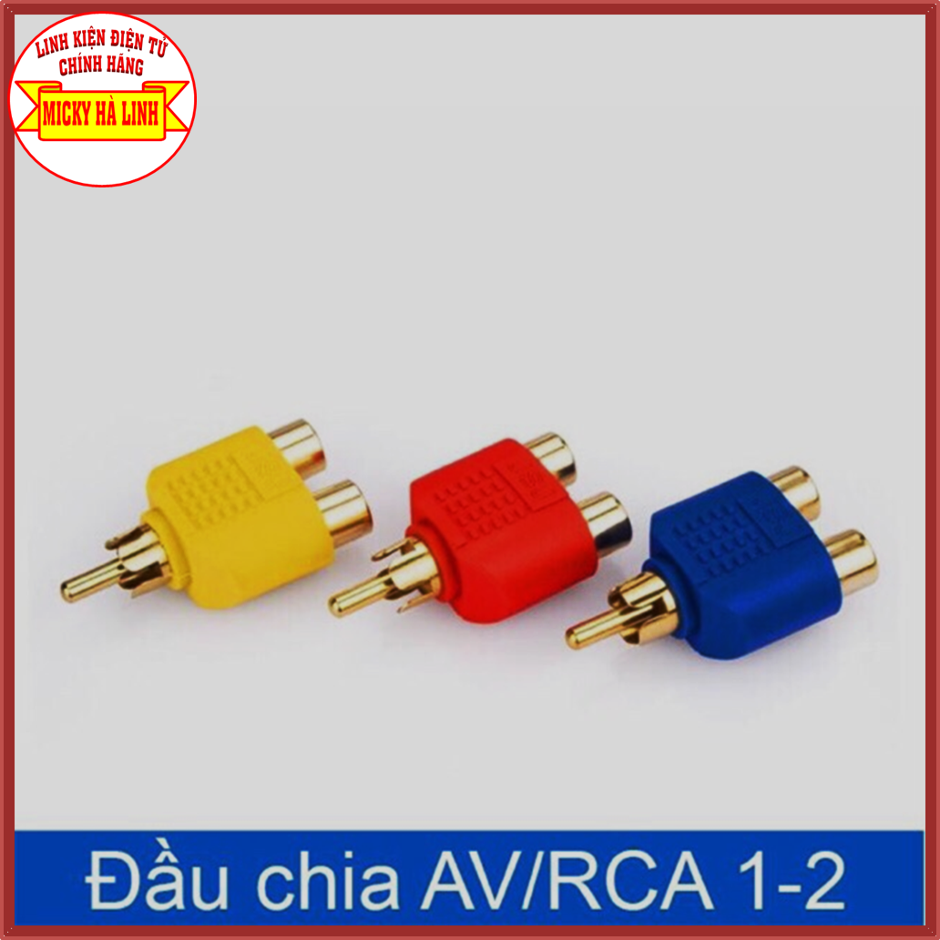 [HCM]JACK CHIA AV GIỐNG HÌNH ĐẦU CHIA AV 1 RA 2 MẠ VÀNG