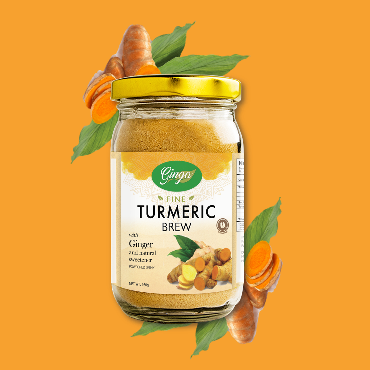 Ginga Turmeric Brew with Ginger 160g Lazada PH