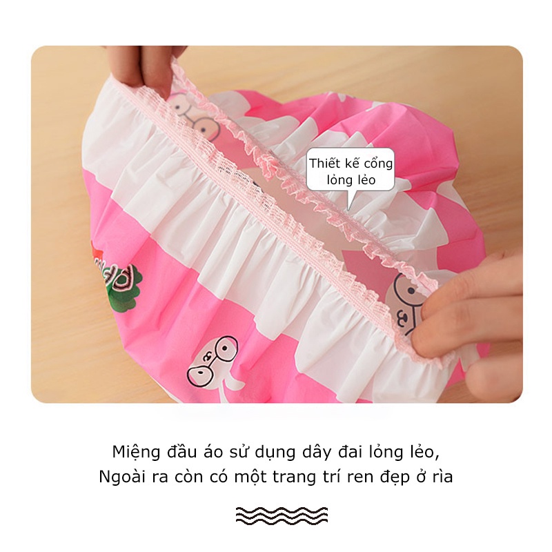 mũ chụp tóc khi tắm và rửa mặt
