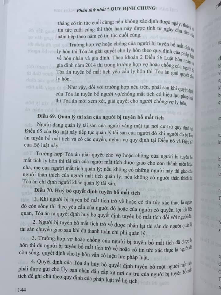 Chỉ dẫn tra cứu, áp dụng Bộ luật dân sự năm 2015