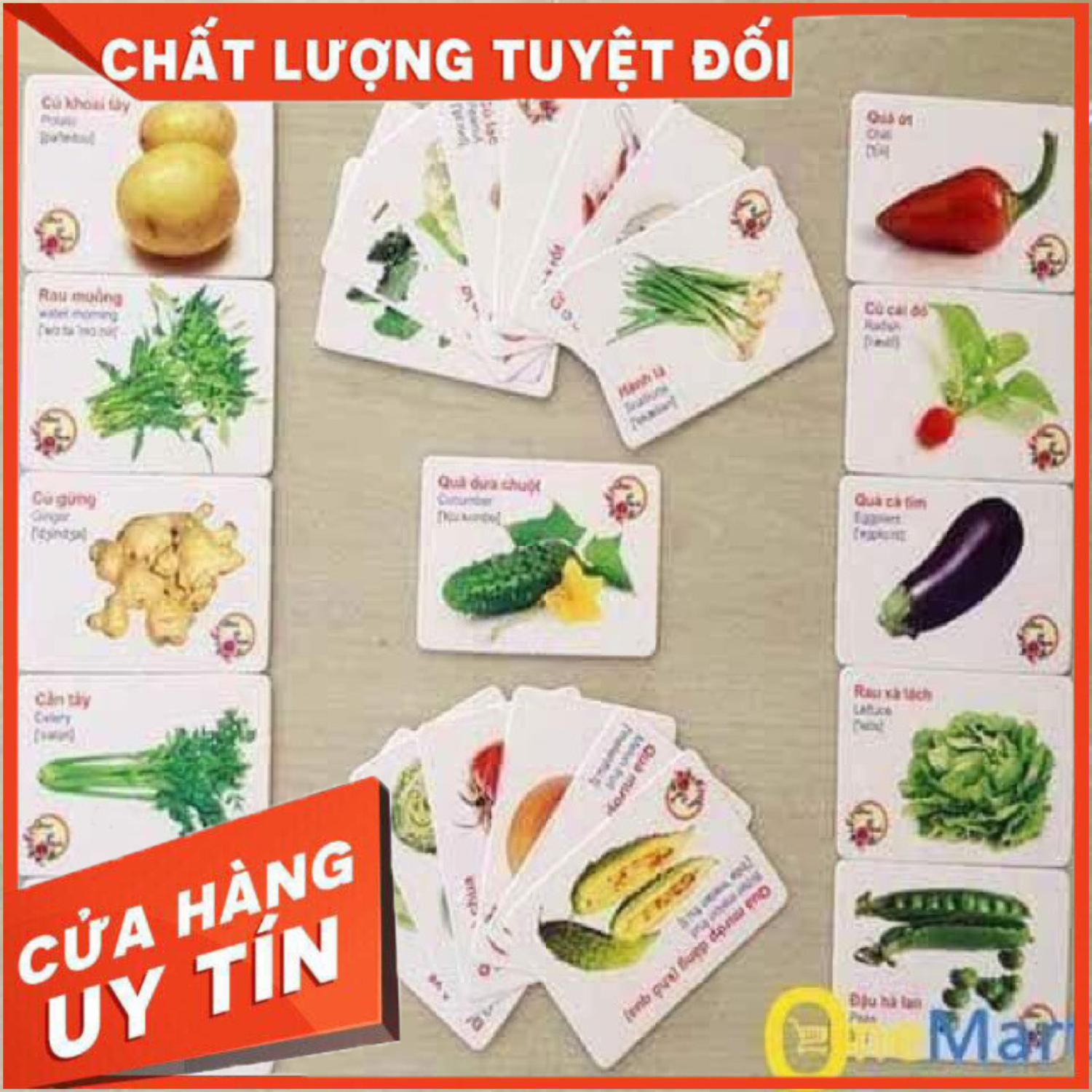 Bộ 416 thẻ học thông minh cho bé