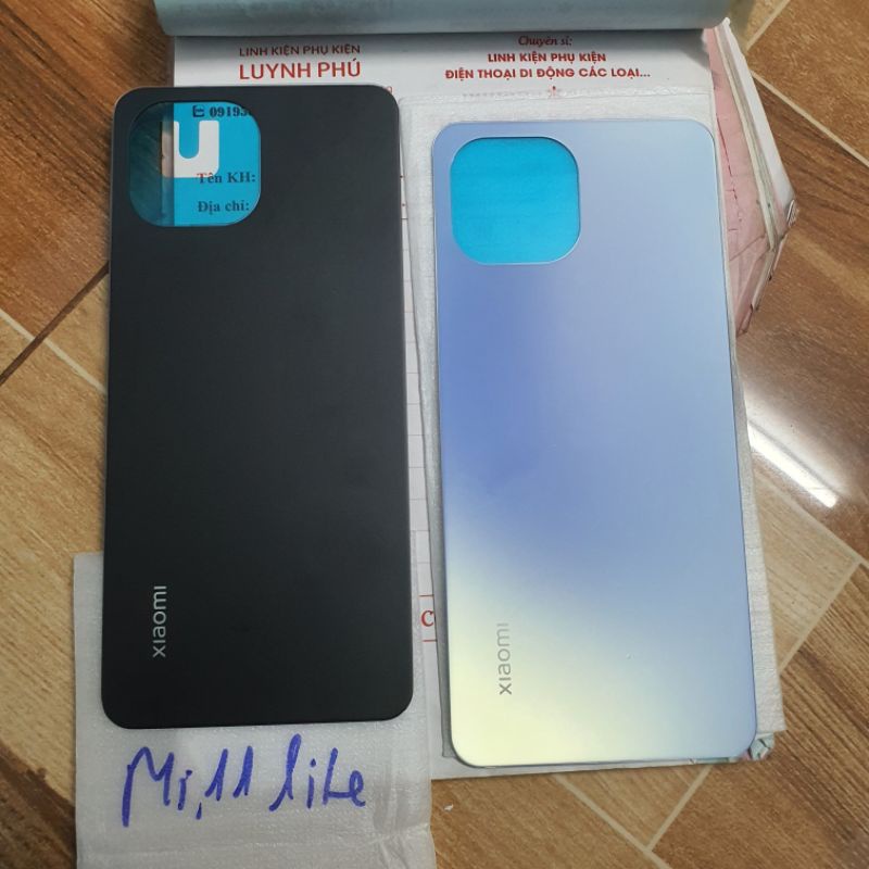Nắp lưng xiaomi mi 11 lite 4G 5G bao test đổi trả