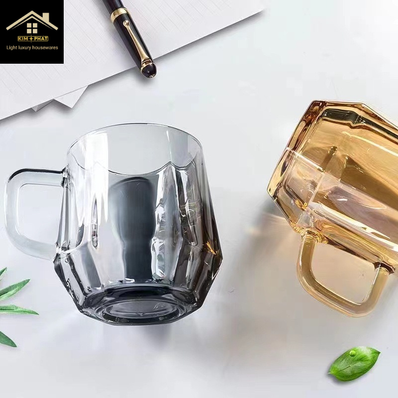 Ly thuỷ tinh - Cốc thuỷ thuỷ Lục Giác YUJN