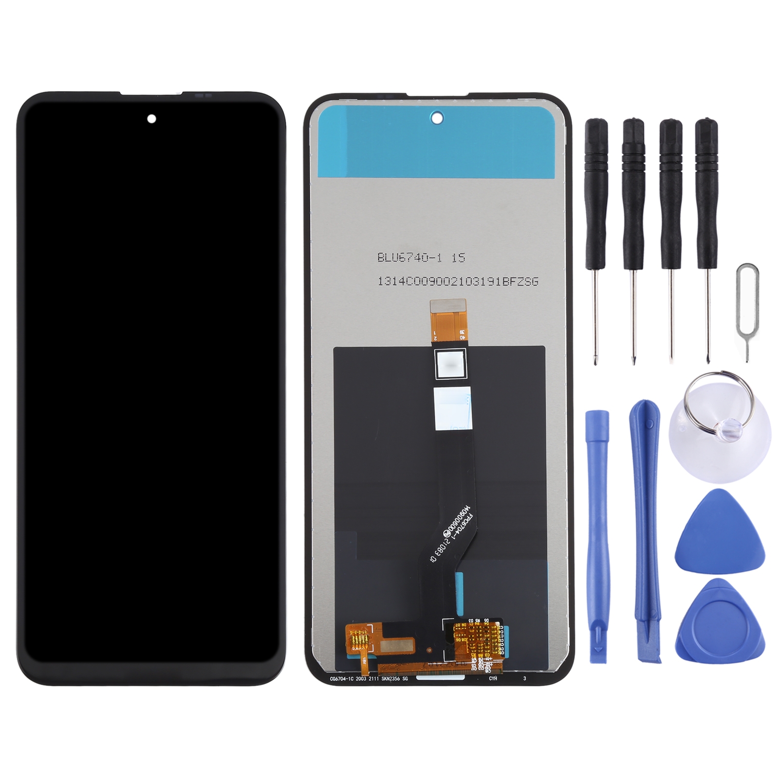 LCD Screen and Digitizer Full Assembly for Nokia X10 TA-1350 TA-1332(Black)(As You Like it)