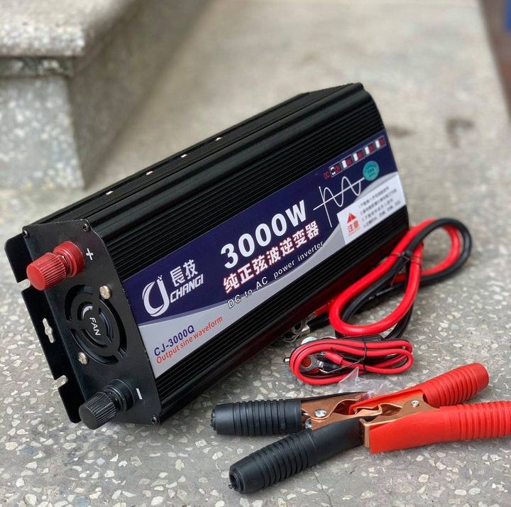 Bộ kích nguồn điện 12v lên 220v 3000w sóng sine chuẩn